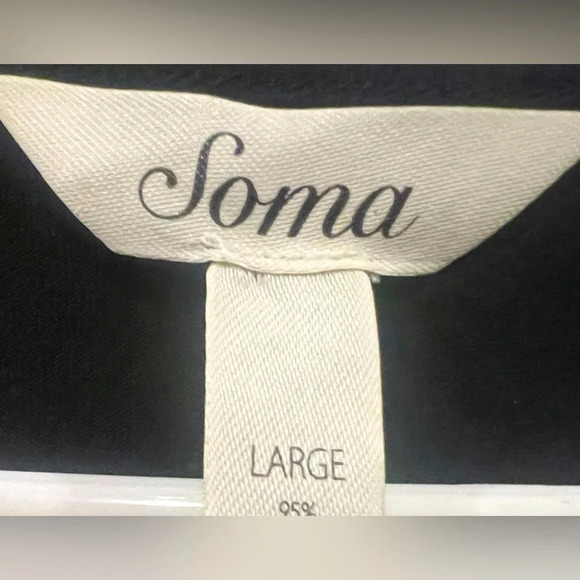 Soma black sleeveless top Large - Picture 2 of 7